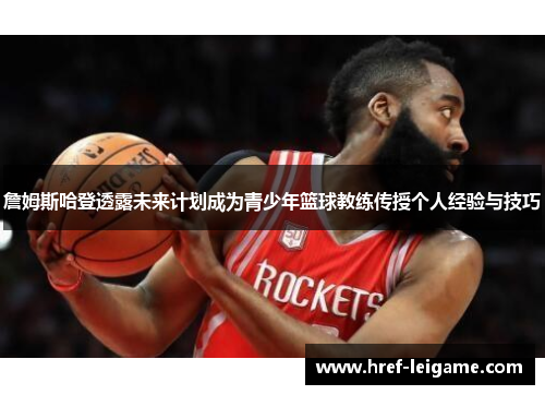 詹姆斯哈登透露未来计划成为青少年篮球教练传授个人经验与技巧 詹姆斯哈登透露未来计划成为青少年篮球教练传授个人经验与技巧